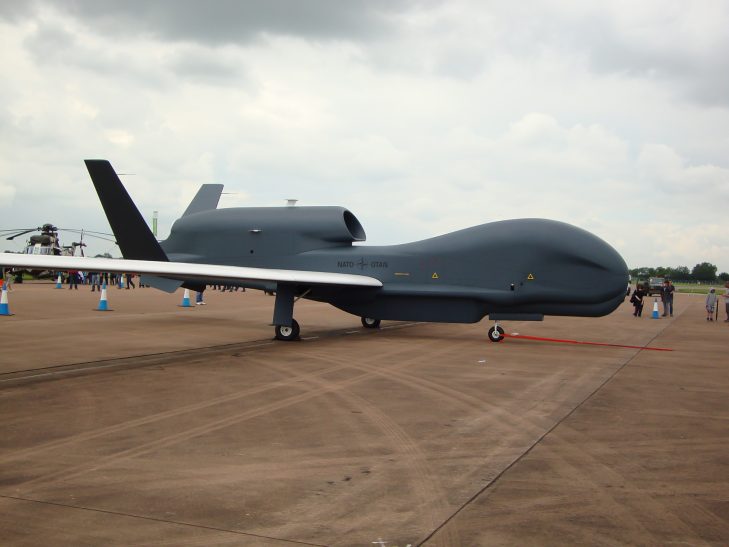 Northrop Grumman RQ-4 Global Hawk high-altitude, long-endurance unmanned surveillance vehicle